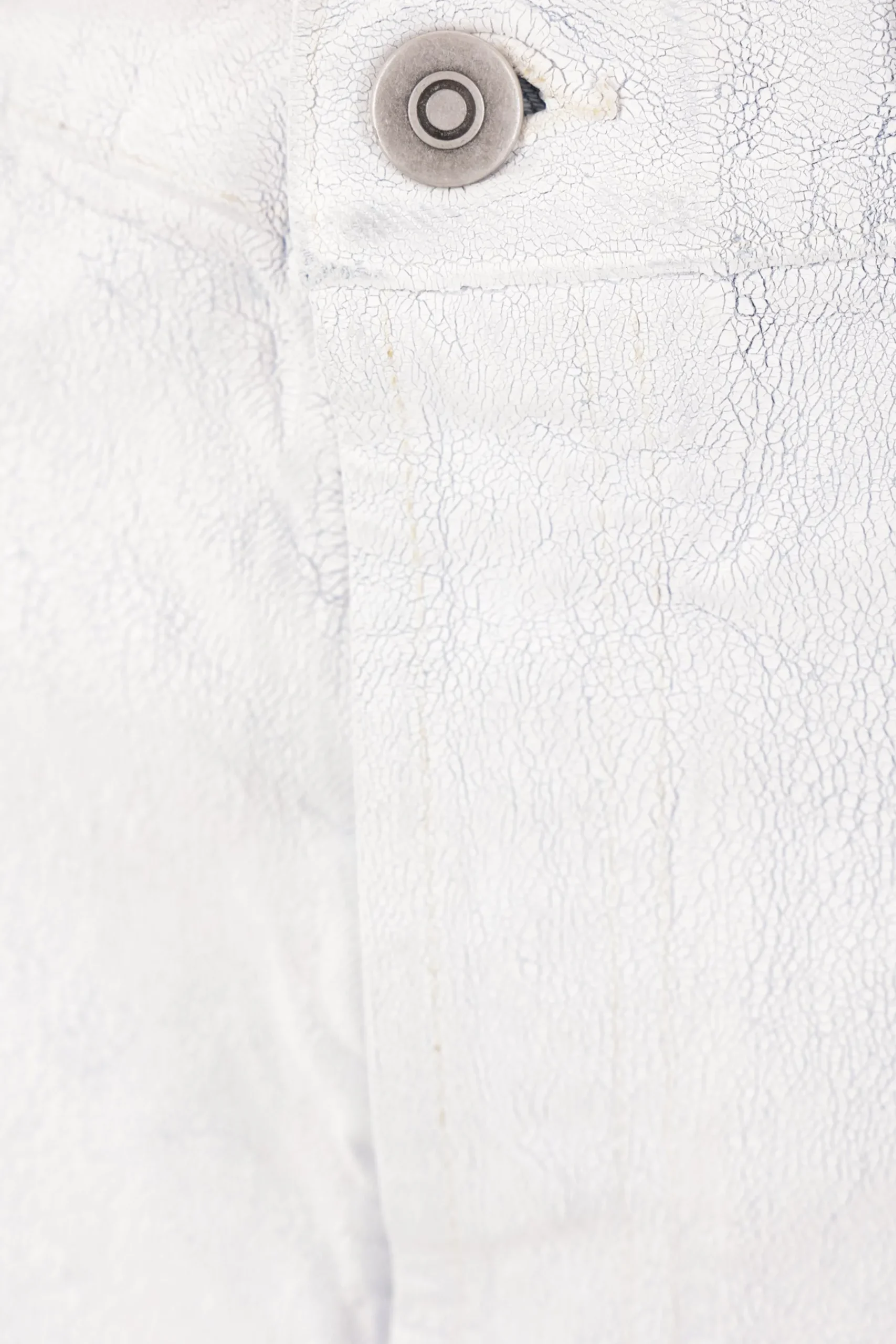 Women MAISON MARGIELA Bianchetto-treated denim long skirt