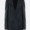 Women DRIES VAN NOTEN Blink double-breasted jacket in jacquard