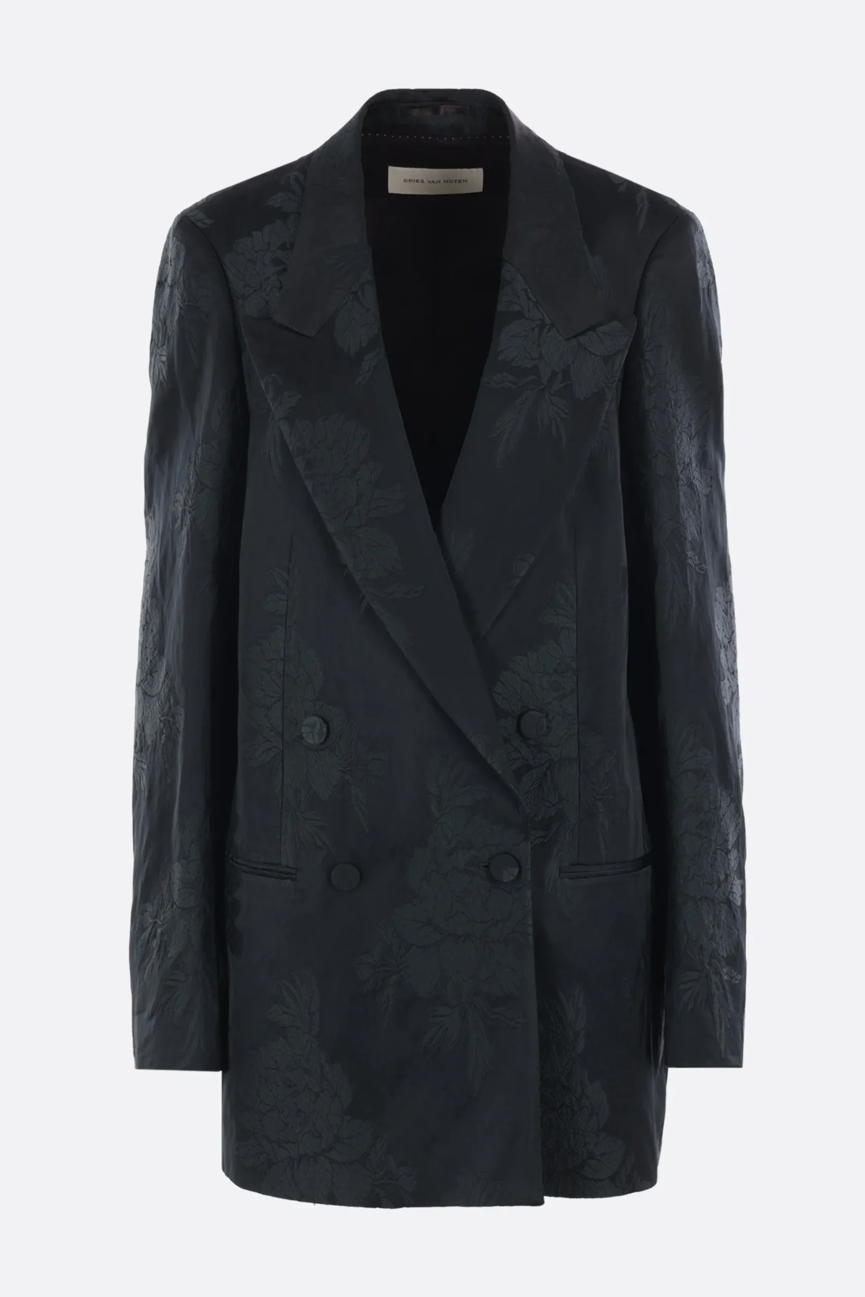 Women DRIES VAN NOTEN Blink double-breasted jacket in jacquard