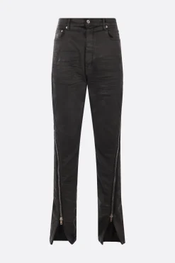 RICK OWENS DRKSHDW Bolan Banana jeans in wax stretch denim