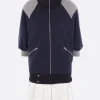 Women ALL IN bomber dress in cotton jersey and technical fabric