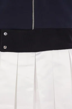 Women ALL IN bomber dress in cotton jersey and technical fabric