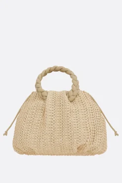 Women HEREU Bombon medium handbag in raffia