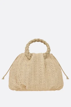 Women HEREU Bombon medium handbag in raffia