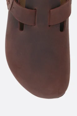 BIRKENSTOCK Boston BS flat mules in nubuck (Narrow Fit)