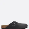 BIRKENSTOCK Boston BS flat mules in oiled leather (Narrow Fit)