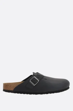 Women BIRKENSTOCK Boston BS flat mules in oiled leather (Narrow Fit)