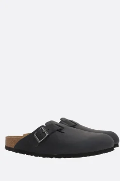 Women BIRKENSTOCK Boston BS flat mules in oiled leather (Narrow Fit)