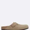 BIRKENSTOCK Boston BS nubuck flat mules (Narrow Fit)