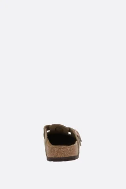 BIRKENSTOCK Boston BS nubuck flat mules (Narrow Fit)