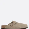 Women BIRKENSTOCK Boston BS suede flat mules (Narrow Fit)