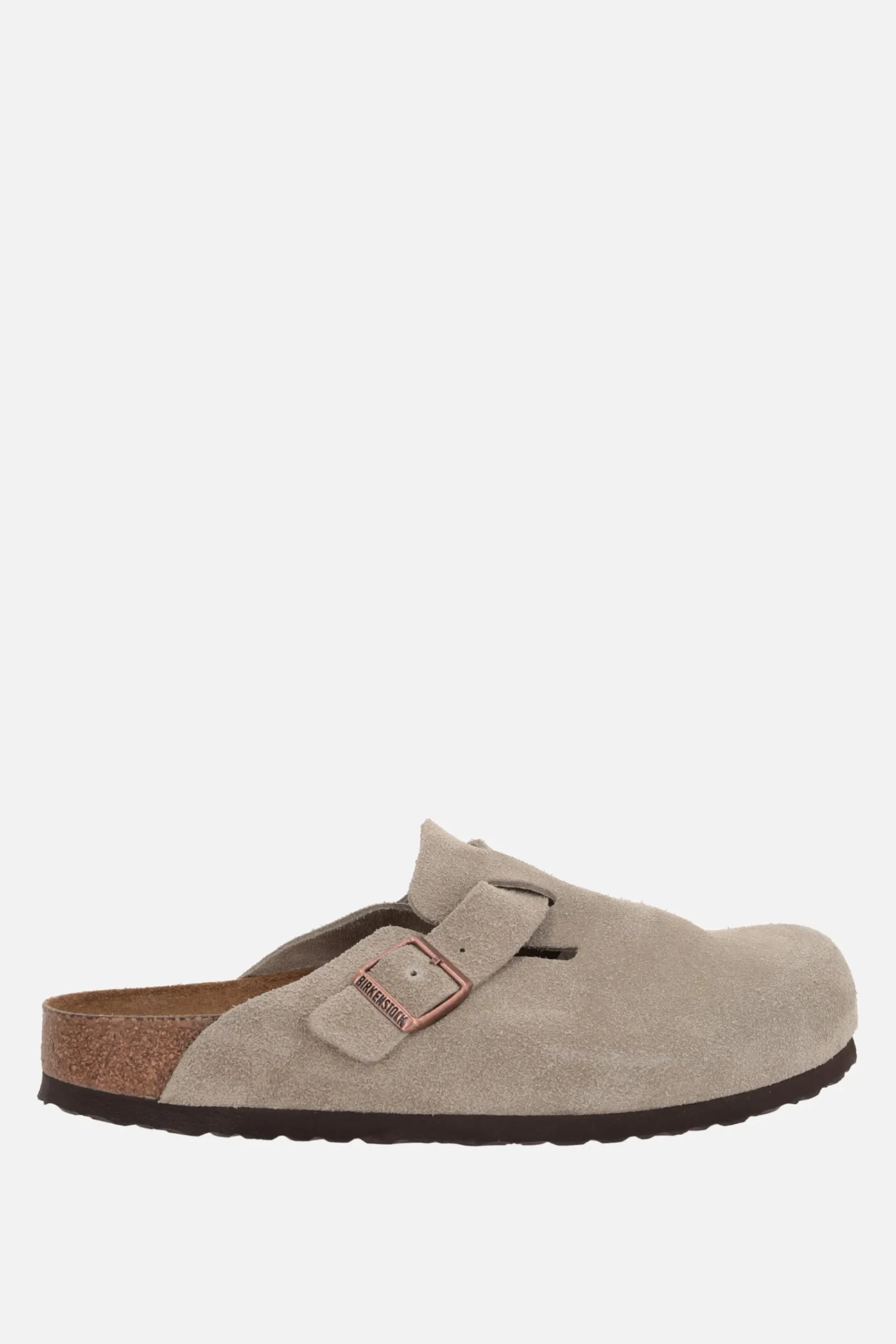 BIRKENSTOCK Boston BS suede flat mules (Narrow Fit)