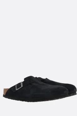 BIRKENSTOCK Boston BS suede flat mules (Narrow Fit)