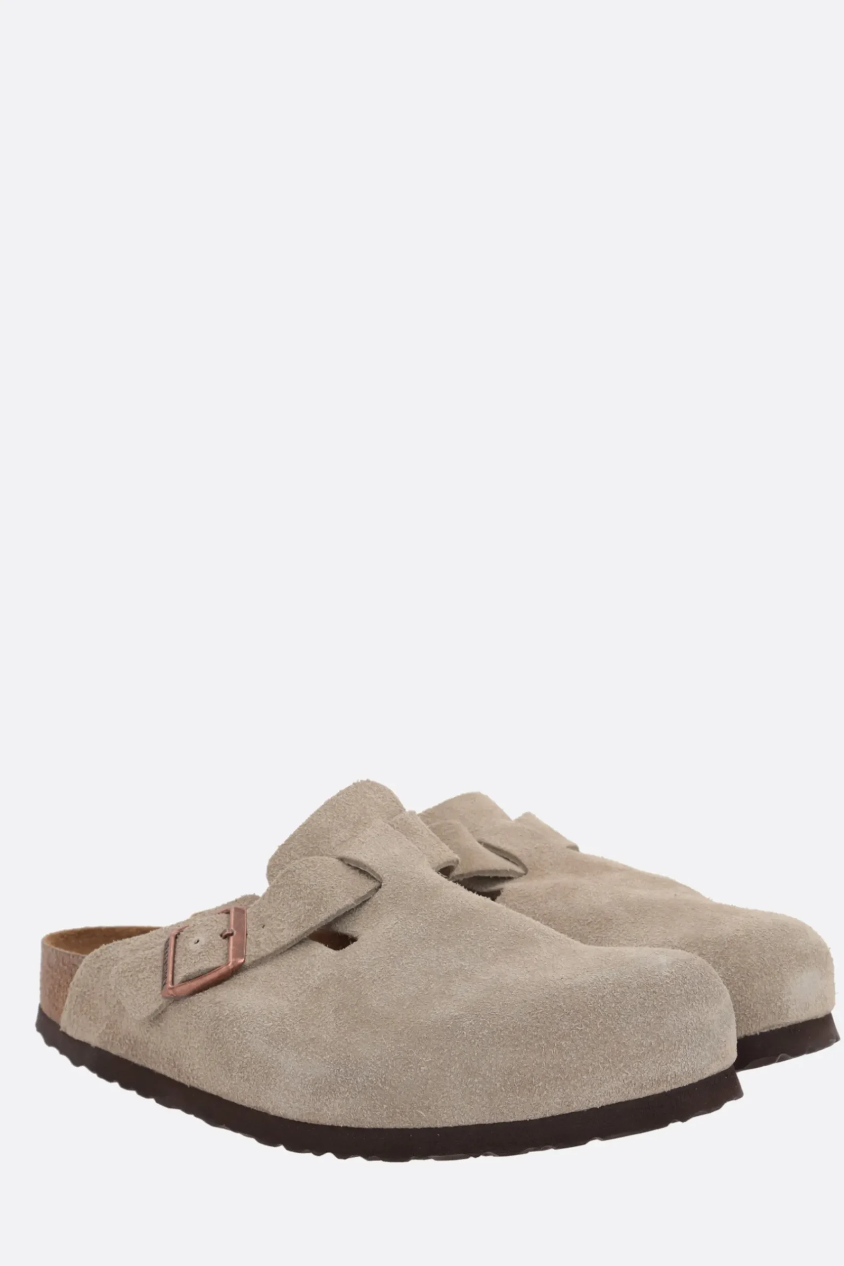 BIRKENSTOCK Boston BS suede flat mules (Narrow Fit)