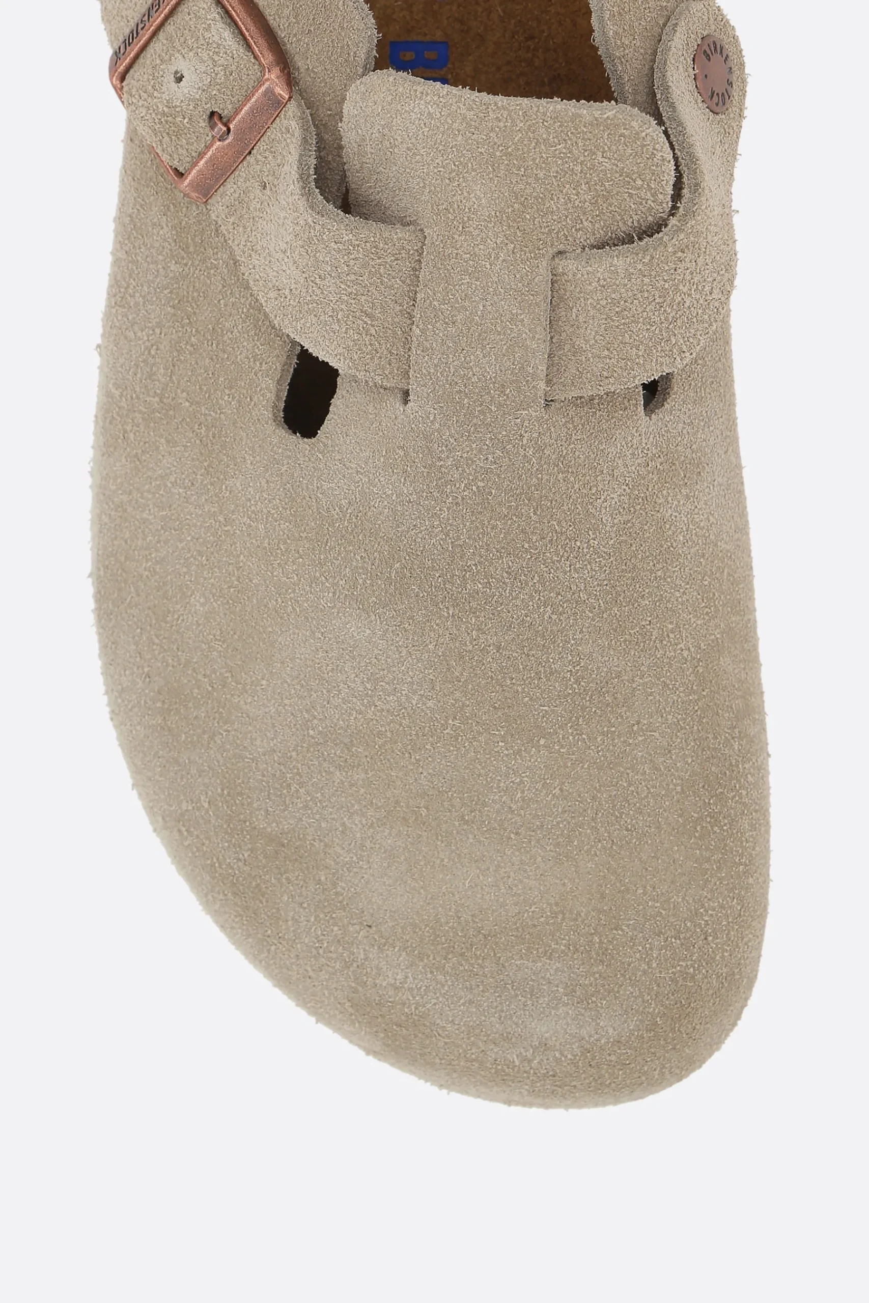 BIRKENSTOCK Boston BS suede flat mules (Narrow Fit)