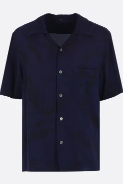 TAIGA TAKAHASHI bowling shirt in printed rayon