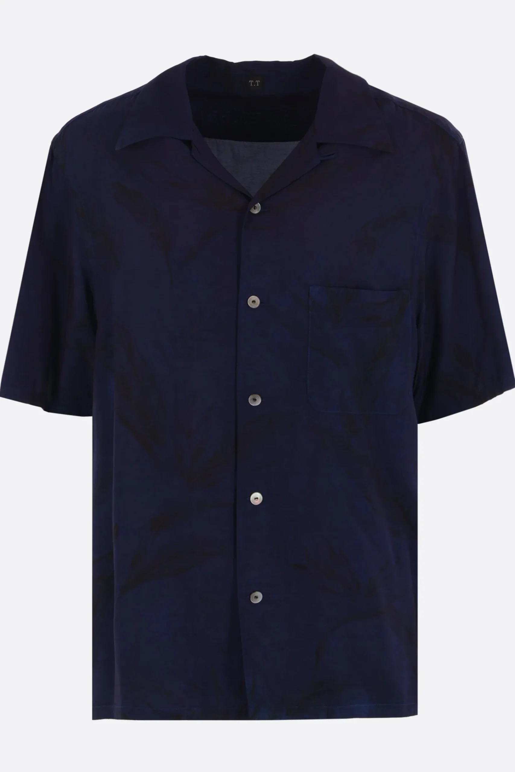 TAIGA TAKAHASHI bowling shirt in printed rayon