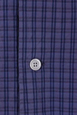 OUR LEGACY Box shirt in technical cotton checkered fabric
