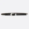 OUR LEGACY braided leather belt