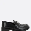 Women ACNE STUDIOS brushed leather loafers