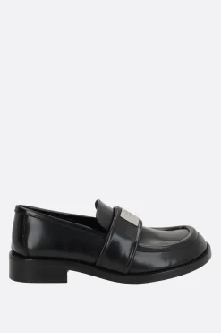 Women ACNE STUDIOS brushed leather loafers