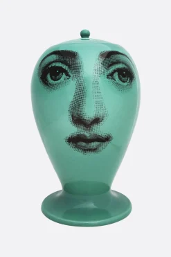 FORNASETTI Buongiorno/Buonanotte porcelain vase