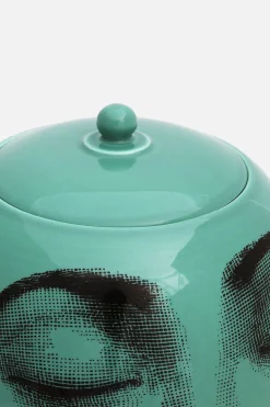 FORNASETTI Buongiorno/Buonanotte porcelain vase