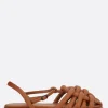Women HEREU Cabersa flat sandals in padded nappa