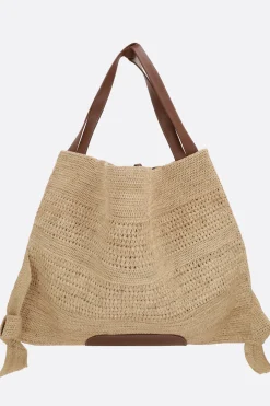 Women HEREU Cador shoulder bag in raffia
