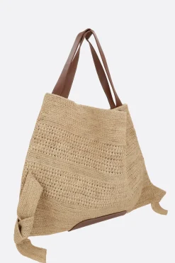 Women HEREU Cador shoulder bag in raffia