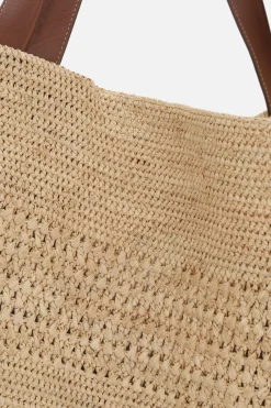 Women HEREU Cador shoulder bag in raffia