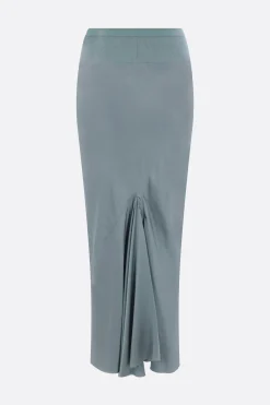 Women RICK OWENS Calf Bias midi skirt in satin