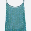 Women DRIES VAN NOTEN Calipso top in printed viscose