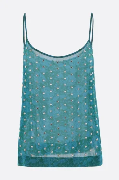 Women DRIES VAN NOTEN Calipso top in printed viscose