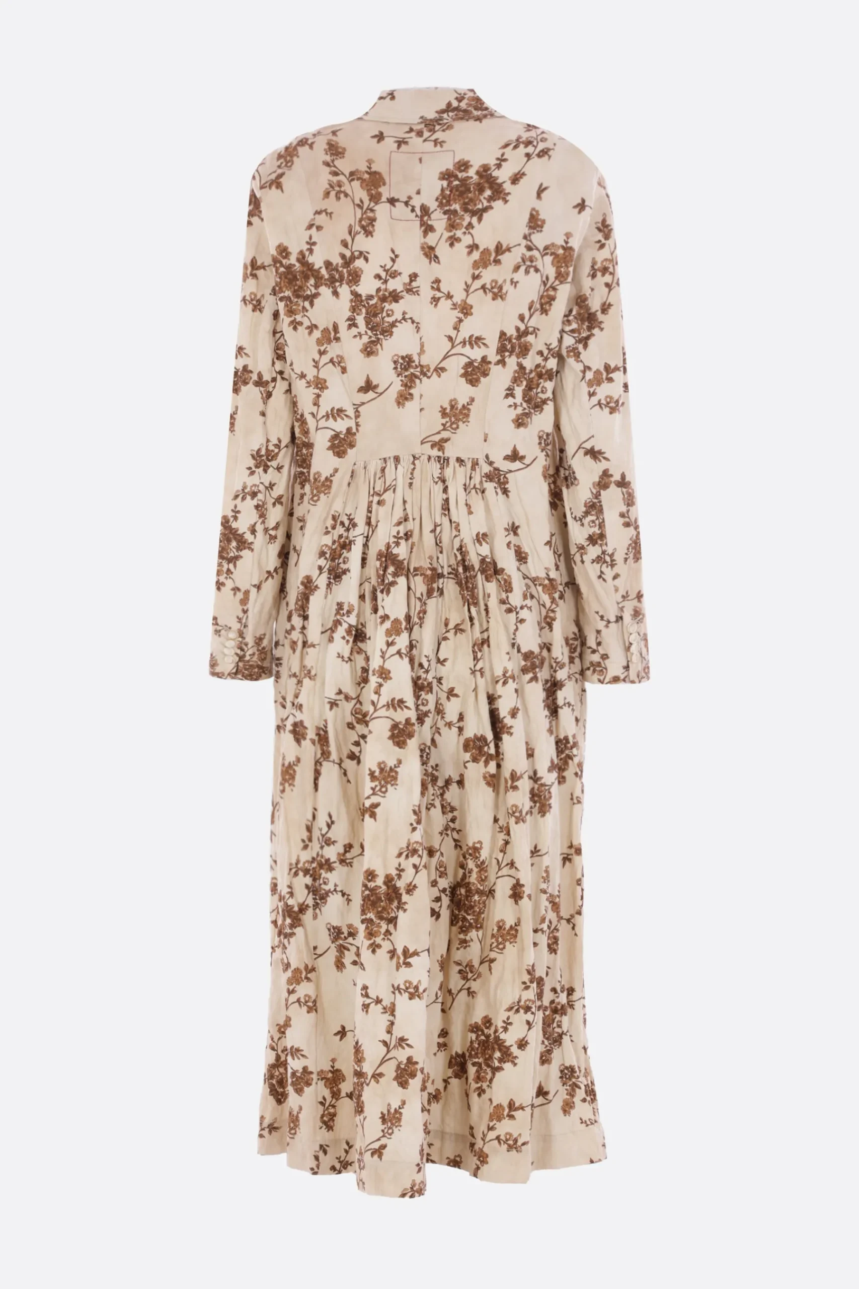 Women UMA WANG Camelot coat in crinkled cotton