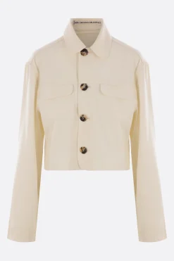 Women META CAMPANIA COLLECTIVE Camille cropped jacket in twill