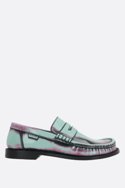 Women LOEWE Campo loafers in brushed leather