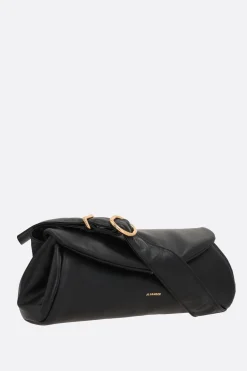 Women JIL SANDER Cannolo small padded leather shoulder bag