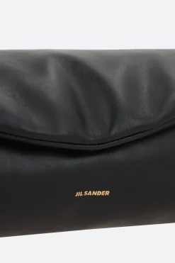 Women JIL SANDER Cannolo small padded leather shoulder bag