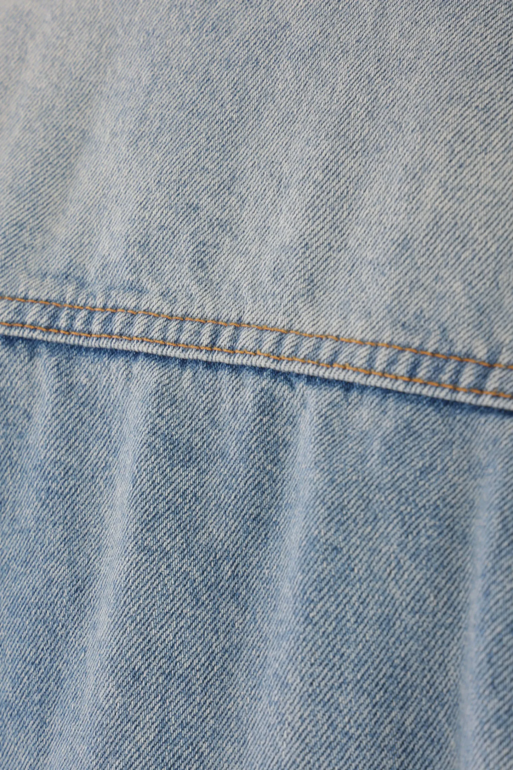 MM6 canvas and denim vest