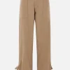 Women UNDERCOVER canvas and jersey trousers