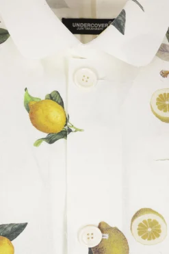 Women UNDERCOVER canvas coat with lemon print