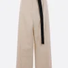Women PLAN C canvas oversized trousers with belt