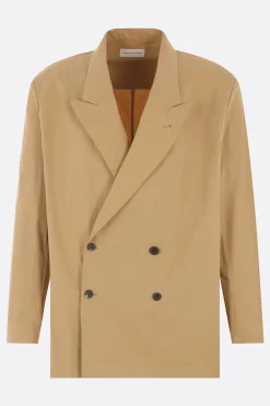 DRIES VAN NOTEN Caplans double-breasted jacket in cotton