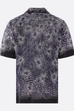 DRIES VAN NOTEN Carltone bowling shirt in embroidered cotton