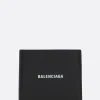 BALENCIAGA Cash billfold wallet in grainy leather