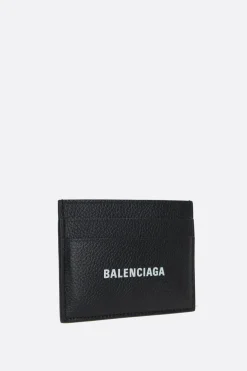 BALENCIAGA Cash card holder in grainy leather