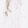 Women DRIES VAN NOTEN Casia oversize shirt in embroidered poplin