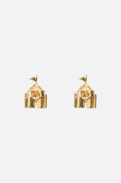 Women ALIITA Castillo Brillante earrings in yellow gold