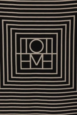 Women TOTEME Centered Monogram silk foulard